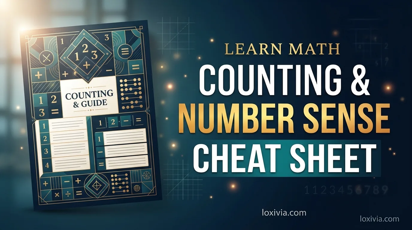 Counting & Number Sense Cheat Sheet